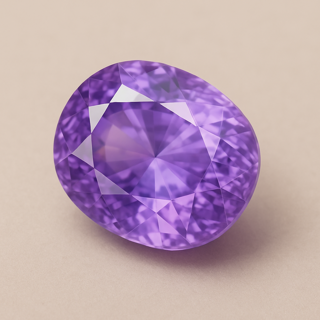 VIOLETT LAVENDEL SAFIR 
